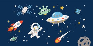 星空插画