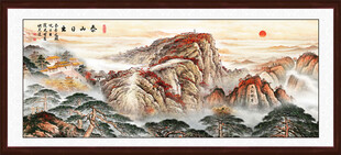 五岳独尊泰山日出