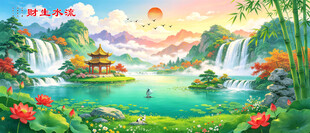 山水风景画