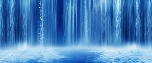 流水生财瀑布