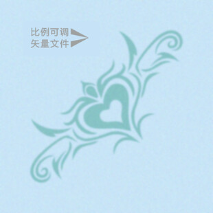 卷草纹矢量  