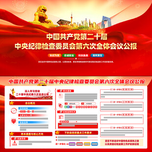 二十届中央纪委六次全会