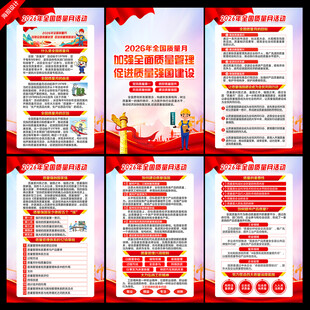 2026质量月挂图