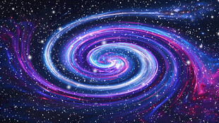 炫彩宇宙星空