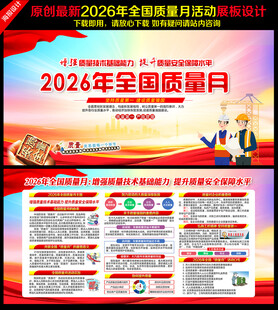2026年全国质量月宣传栏