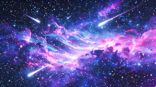 炫彩唯美绚丽星空