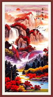 玄关山水画