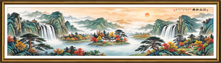 巨幅山水画