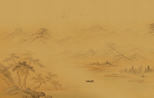 山水水墨画