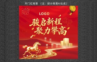 开门红海报 
