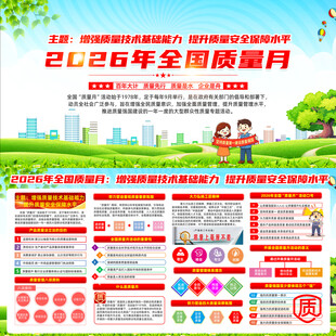 2026质量月宣传栏