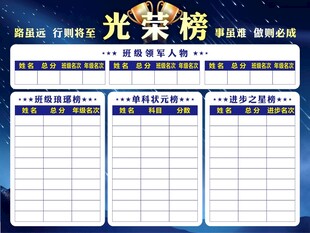 光荣榜