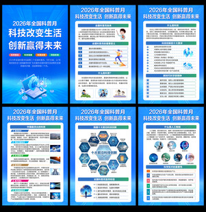 2026年全国科普月展板