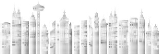 城市镂空图案