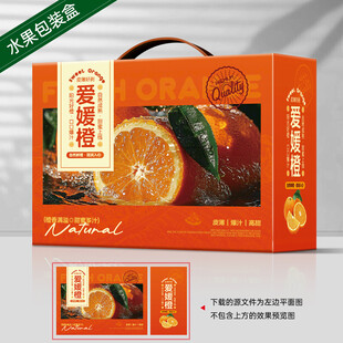  橙子包装 果冻橙礼盒