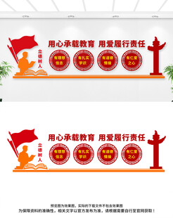 四有好老师文化墙