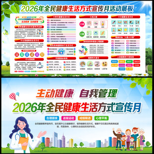健康生活方式宣传月