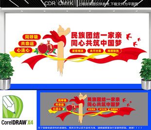 民族团结文化墙