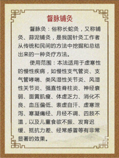 督脉铺灸   