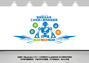 机器人ai人工智能文化墙