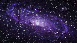 紫色星空