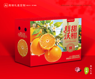 沃柑包装 蜜桔礼盒