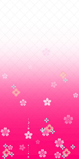 粉色花朵渐变背景图