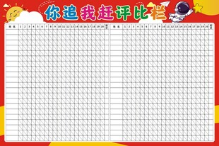 你追我赶评比栏