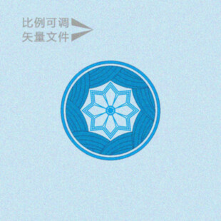 八角水纹   