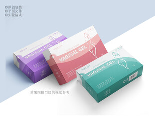 马卡龙配色包装盒设计