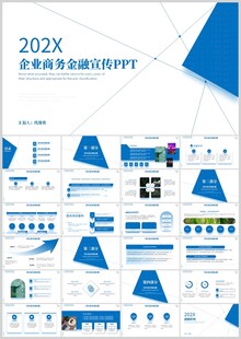 企业商务金融汇报PPT