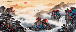 国画山水
