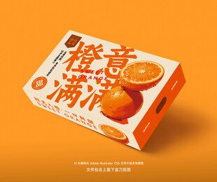 橙子水果包装礼盒
