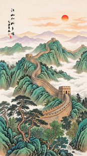 玄关山水画