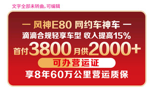 网约车购车促销宣传