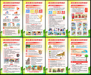  防灾减灾宣传展板