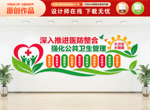 医防融合文化墙