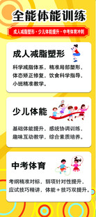 全能体能训练宣传海报