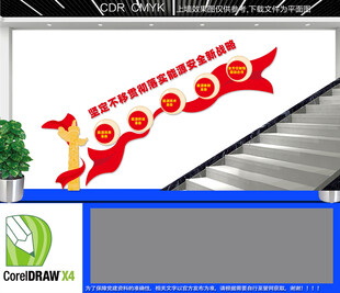 能源安全楼梯文化墙