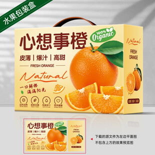 橙子包装 脐橙礼盒