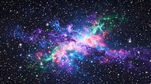 彩色星空