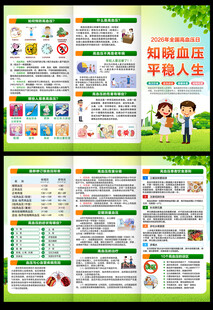 2026高血压日三折页