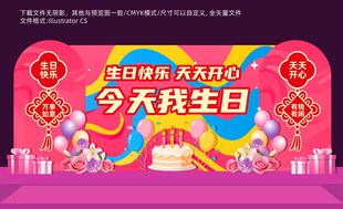 生日快乐主题美陈
