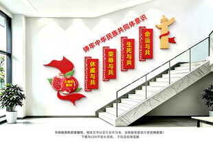 铸牢中华民族共同体意识楼梯