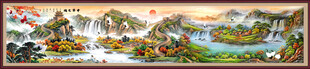 巨幅山水画