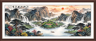 国画客厅山水画