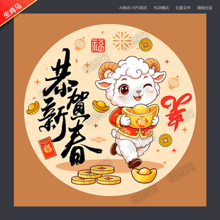 2027年卡通羊