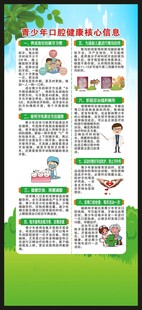 全国爱牙日展架