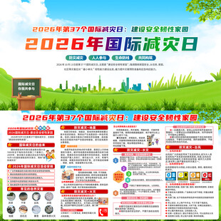 2026年国际减灾日