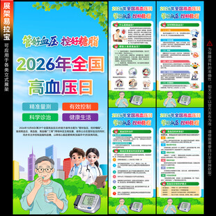 2026年全国高血压日展架